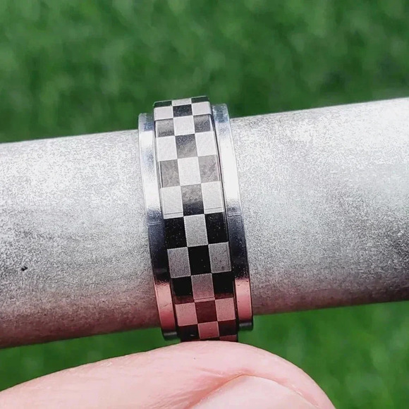 Stainless Steel Fashion Spinner Ring for Men/Women, AAAQL1108 - Picture 1 of 12
